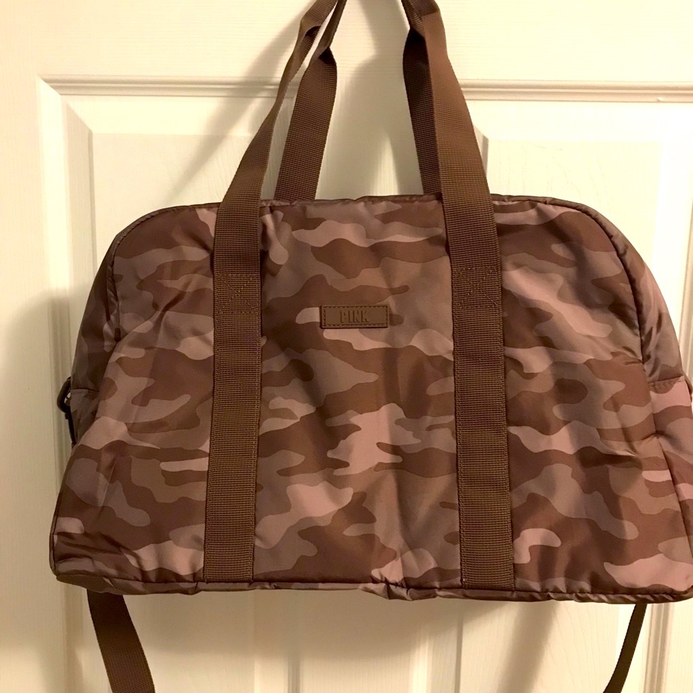 Pink gym bag